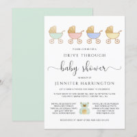 Drive Through Baby Shower | Retro Carriages Parade