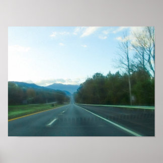 Drive Through Western North Carolina Poster