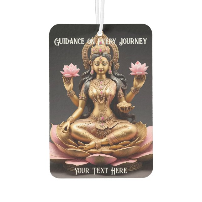 Drive with a peaceful mind car air freshener (Back)