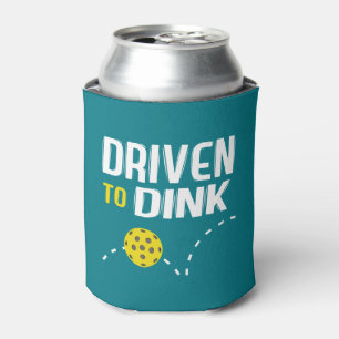 "Driven to Dink" Pickleball Can Cooler