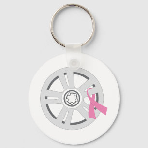 Driven to Find a Cure Key Ring