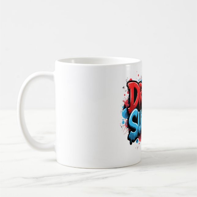Driven to Succeed – Graffiti Car Enthusiast Mug (Left)