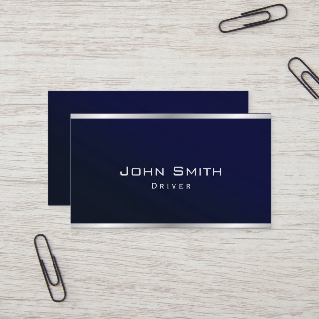  Driver Business Card (Front/Back In Situ)