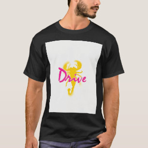 Driver - Iconic Movie-Inspired Art with Yellow Sco T-Shirt