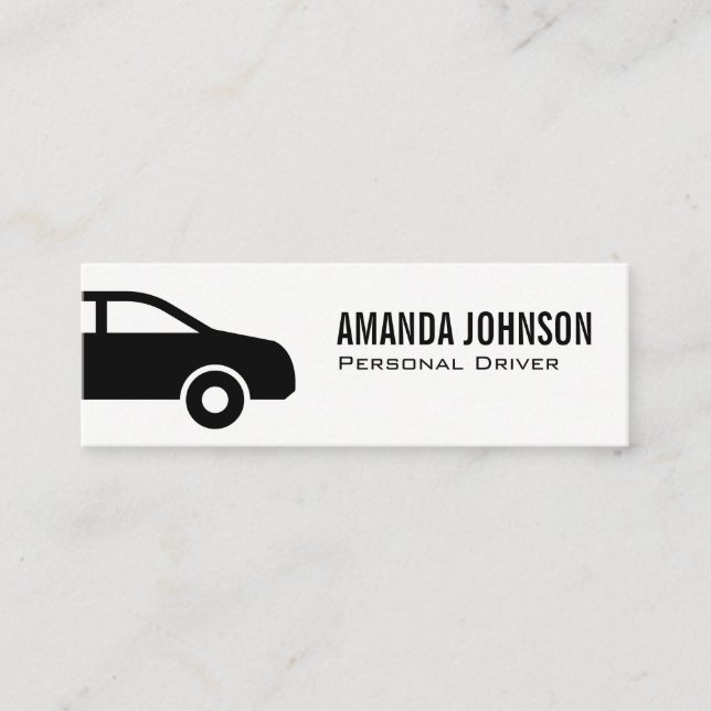 Driver Mini Business Card (Front)