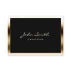 Driver Modern Gold Framed Chauffeur