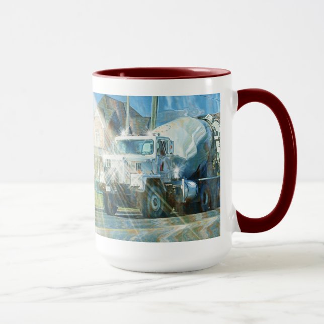 Drivers Cement Truck Designer COFFEE MUGS (Right)