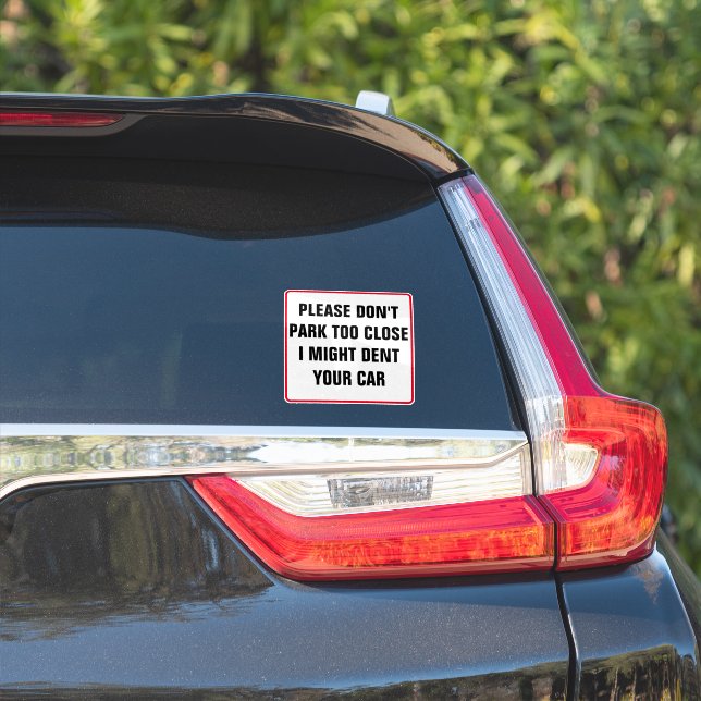 Driver's Side Car Window Vinyl Sticker (Car Side)
