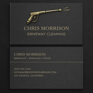 Driveway Cleaning Pressure Washing Business Card