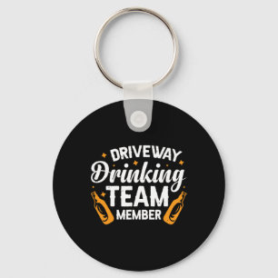 Driveway Drinking Team Member Key Ring