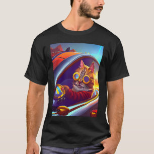 Driving in style with my furry pilot Vol 1 T-Shirt