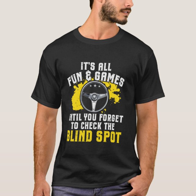 Driving Instructor & Driving Teacher, Driving Stud T-Shirt (Front)