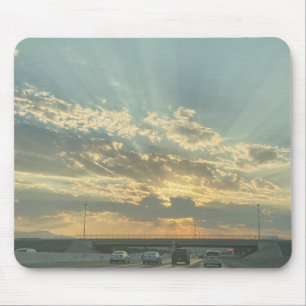 Driving Into the Light Mouse Pad
