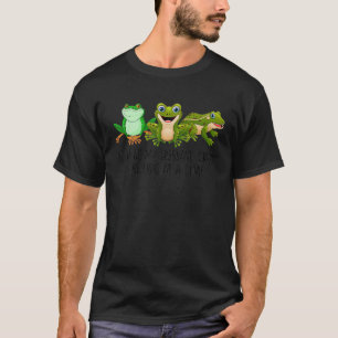 Driving My Husband Crazy One Frog At A Time T Shir T-Shirt