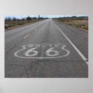 Driving Route 66 Poster