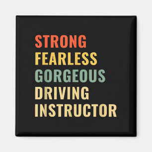 Driving School Teacher Driving Instructor  Magnet