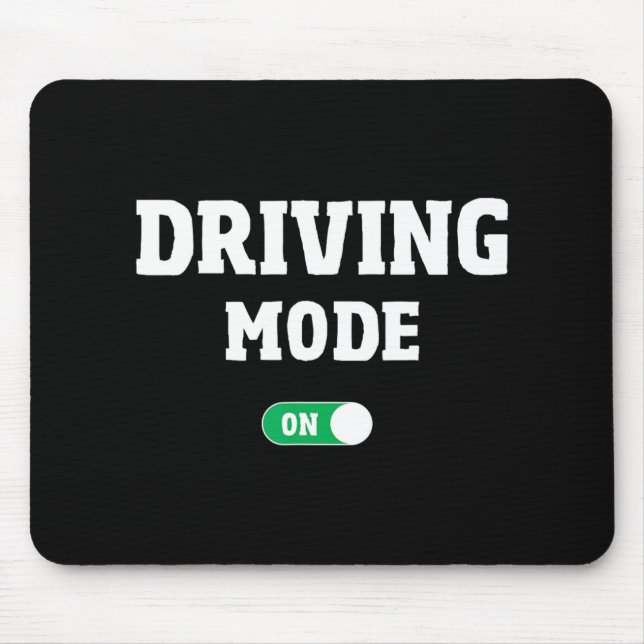 Driving School Test - Funny Driver's License Drivi Mouse Pad (Front)