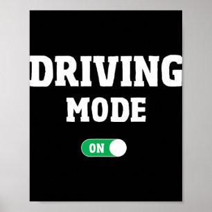 Driving School Test - Funny Driver's License Drivi Poster
