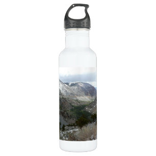 Driving Through the Snowy Sierra Nevada Mountains 710 Ml Water Bottle