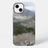 Driving Through the Snowy Sierra Nevada Mountains