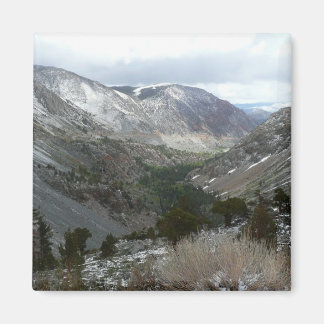 Driving Through the Snowy Sierra Nevada Mountains Magnet