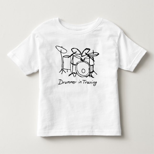 Drmmer in Training Toddler T-Shirt (Front)