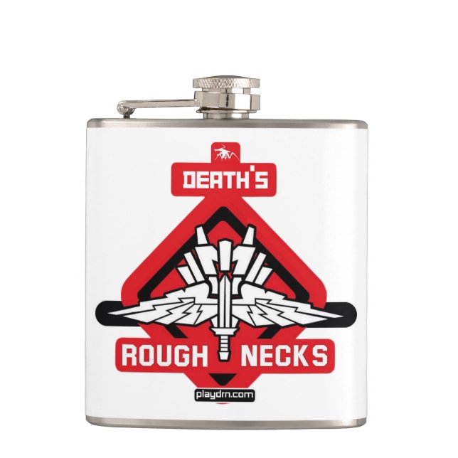 DRN Logo Hip Flask (Front)