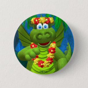Drolly Dragons Party Fun 6 Cm Round Badge