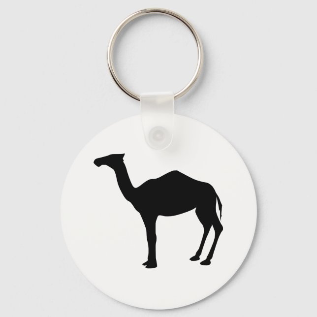 Dromedary Silhouette Key Ring (Front)