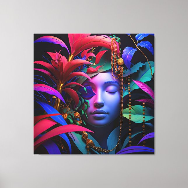 Drömlik Natur och Mystik – Surrealistisk Konst  Canvas Print (Front)