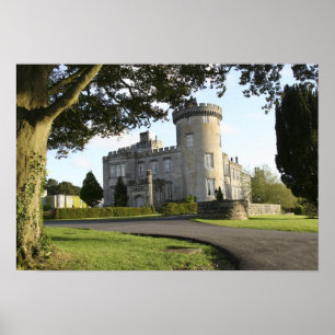 Dromoland Castle side entrance with no people Poster