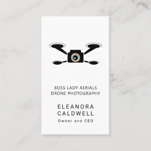 Drone Aerial Photography Logo Business Card