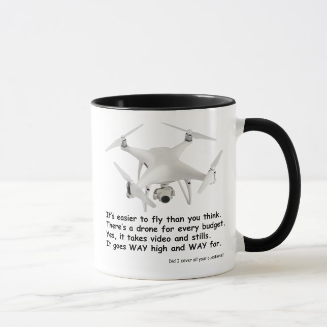 Drone Answers Mug (Right)