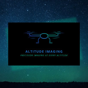 Drone Business Pilot UAV Photography Black       Business Card