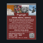 Drone Collage Banner, Drone Rental Company Flyer<br><div class="desc">Drone Collage Banner,  Drone Rental Company Advertising Flyers By The Business Card Store.</div>