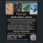 Drone Collage Banner, Drone Rental Company Flyer<br><div class="desc">Drone Collage Banner,  Drone Rental Company Advertising Flyers By The Business Card Store.</div>