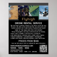 Drone Collage Banner, Drone Rental Company