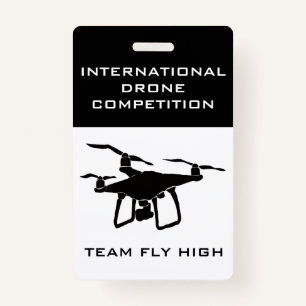 Drone Competition Name Tag Badge ID Badge