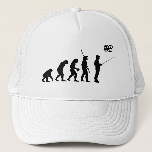 Drone Evolution Trucker Hat (Front)