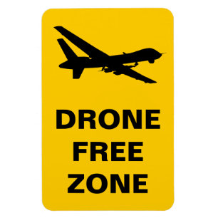 Drone Free Zone Magnet