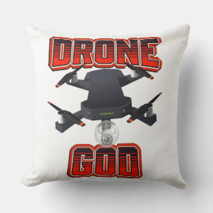 Drone God logo Cushion