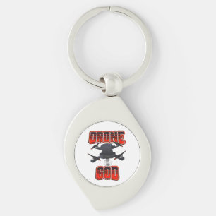 Drone God logo Key Ring
