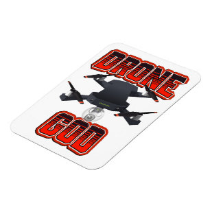 Drone God logo Magnet