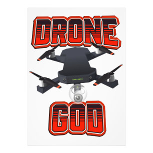 Drone God logo Photo Print