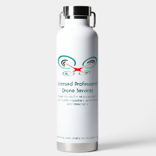 Drone Inspection and Video Service, Pilot Operator Water Bottle