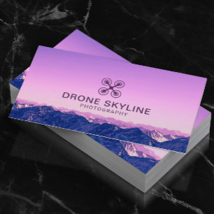 Drone Photographer Skyline Aerial Photography Business Card