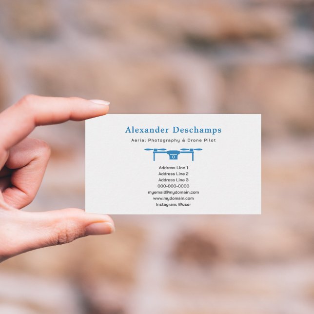 Drone Pilot & Aerial Photography Business Card (Drone Pilot & Aerial Photography Business Card)