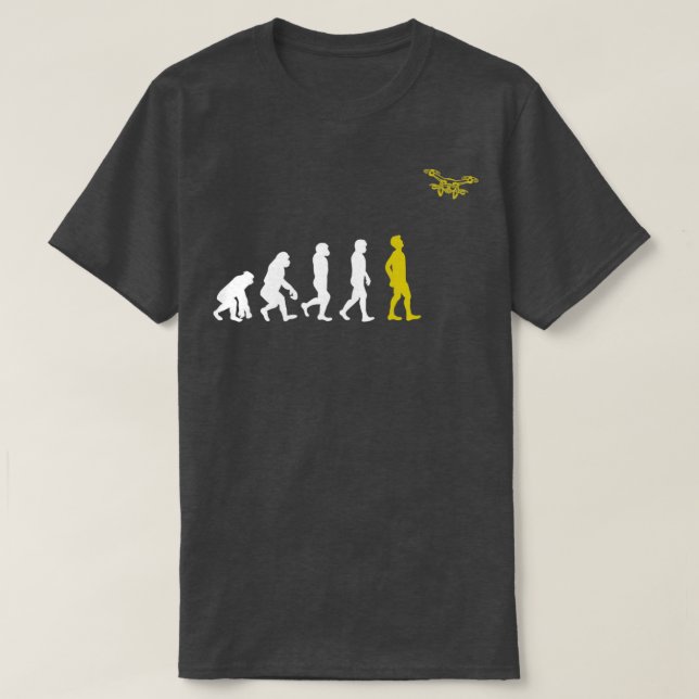 Drone Pilot Evolution Drones T-Shirt (Design Front)