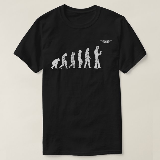 Drone Pilot Gift Vintage RC  T-Shirt (Design Front)