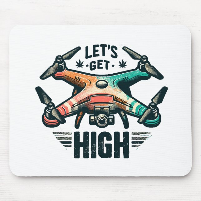 Drone Pilot Mouse Pad (Front)